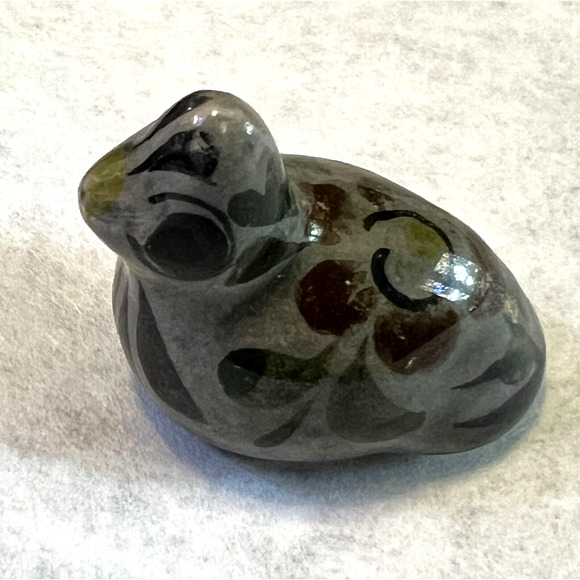Vintage Tonala Pottery Partridge Bird Figurine Hand Painted Folk Art Mexican EUC - Picture 5 of 6